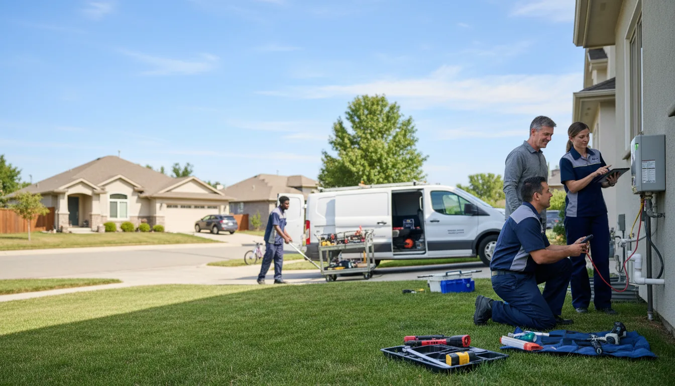 Tankless water heater service in Howells, NE
